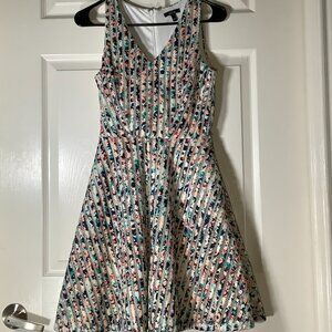 Apt 9 Women's Honeycomb Multi Colored Formal Dress